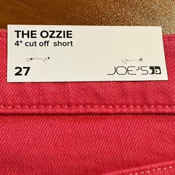 Joes Jeans The Ozzie 4 Inch Cut Off Short Paradise Pink 45TMPSKC4860 Size 27 NEW - Picture 6 of 11